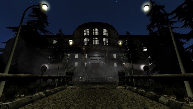 White Night, asylum interior